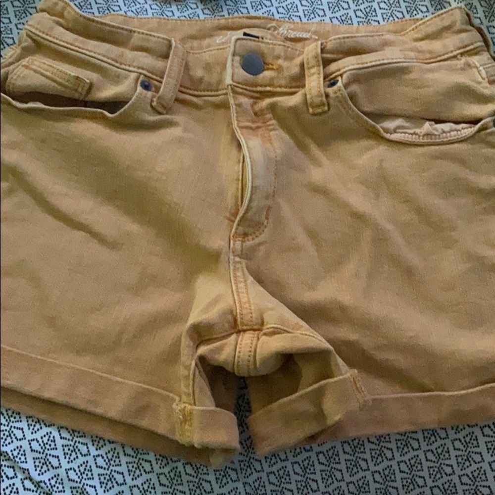 Yellow shorts